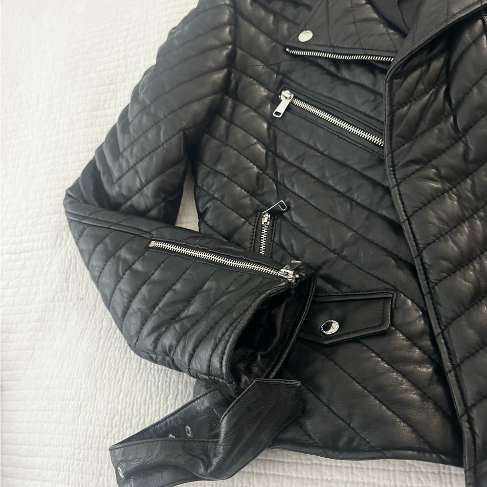 Wilson’s Leather Margo Quilted Leather Jacket, size small, EUC - Picture 6 of 8
